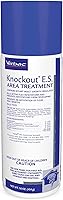 Virbac Knockout E.S. Flea Killer Carpet Spray 16oz - Kills Fleas & Ticks, 7-Month Protection for Homes