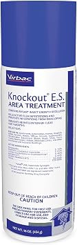 Virbac Knockout ES Area Treatment Carpet Spray for Fleas and Ticks 16 oz