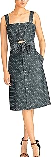 Womens Athena Denim Button-Front Shirtdress