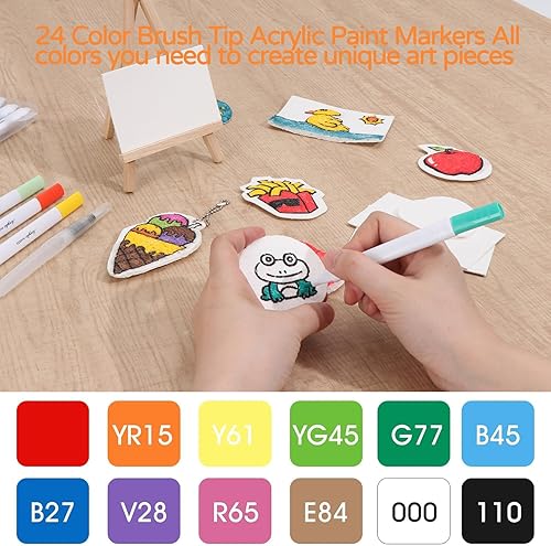 Miniatura 6 de Healgem Kit de pintura de textura de espuma mágica, arte mágico para niños (60 hojas de papel texturizado de espuma)