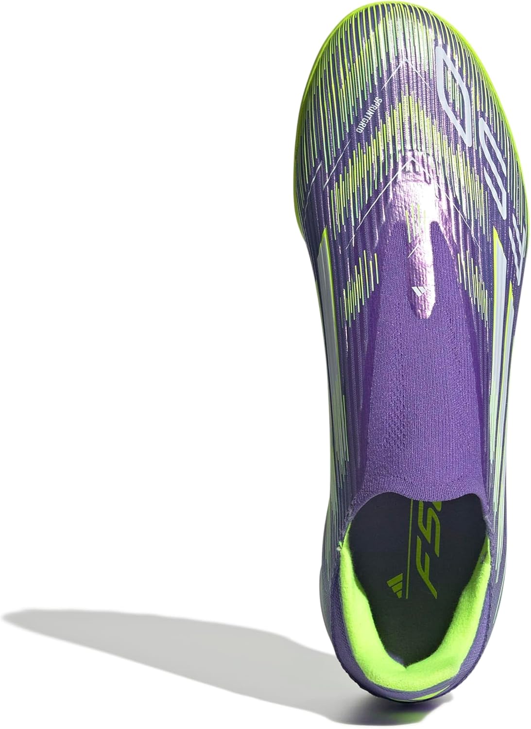 adidas Mens F50 League Turf Soccer Cleats - Pink, White - Image 2