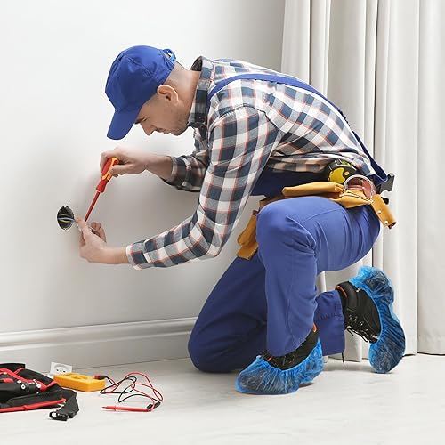 Miniatura 4 de LYSHIYI 1200 fundas de zapatos desechables, antideslizantes, duraderas para interiores, tamaño ajustable de 15.7 pulgadas, fundas para botas de gran