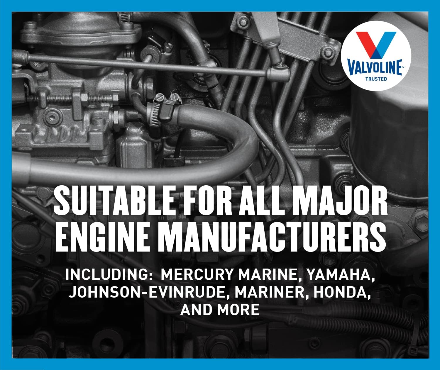 Valvoline 4-Stroke Marine Full Synthetic Engine Oil 1 GA 7 71AFV7vXVFL. AC SL1500