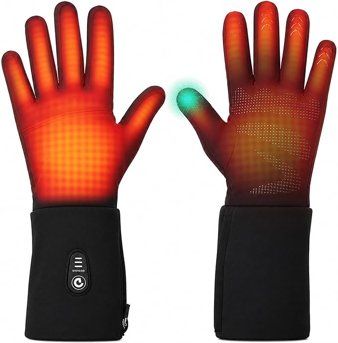 Heated Glove Liners for Men Women, Rechargeable Electric Heated Gloves
