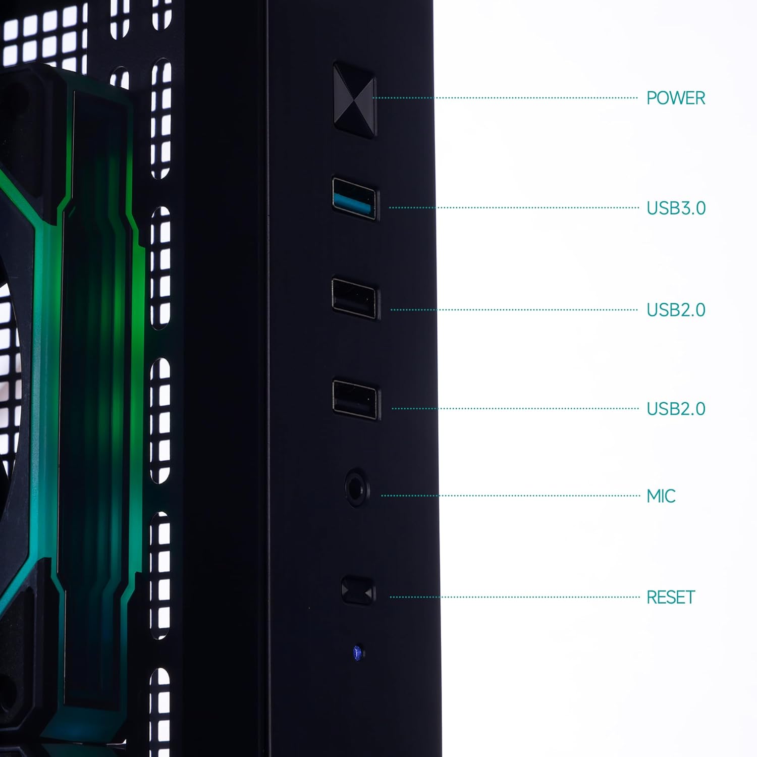 MLOONG Gaming PC Desktop,AMD Ryzen 7 8700F (8-Core up to 5.1GHz) GeForce RTX 5060 Ti 8GB GDDR7 32GB DDR5 6000MHz RAM 1TB NVMe SSD 650W Bronze WiFi Windows 11 Home Black Prebuilt Computer