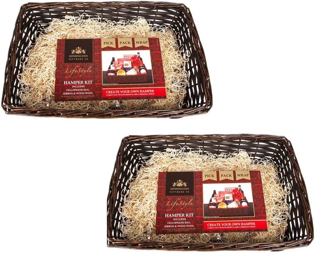 GLOW Set of 2 Make Your Own Hamper Kit – Deluxe Chocolate Brown Colour ...