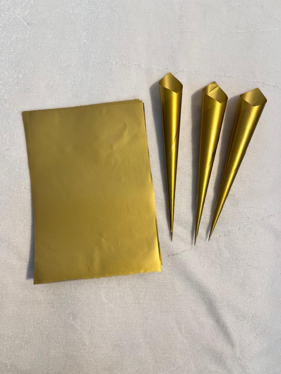 Printed Design Pre Cut Multicolour Frozen Cellophane Sheets for mehandi cone | Decorative Plastic Roll for Henna Cone Making - pack of 100 pcs (blue)-picture-55