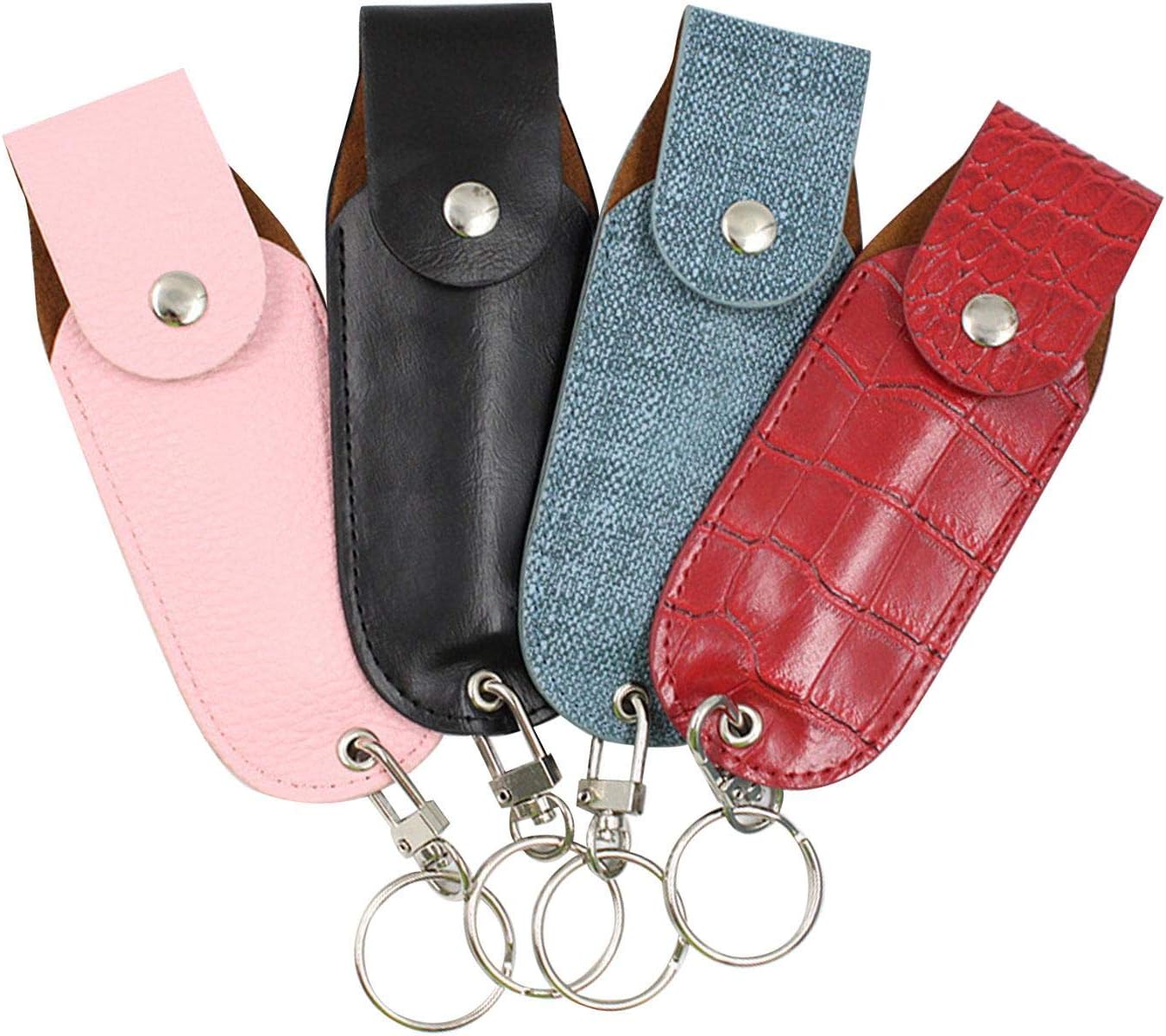 4pcs OC Pepper Spray Holder, Pepper Spray Keychain With Quick Release
