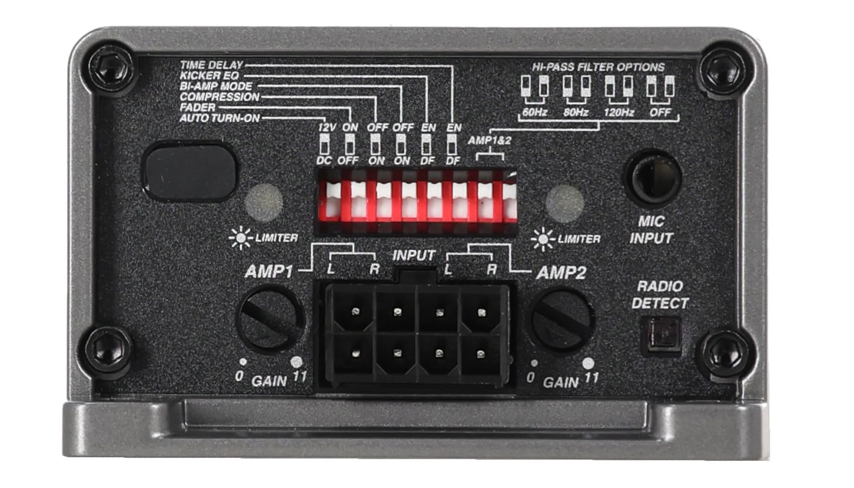 KICKER KEY200.4 DSP 4チャンネルアンプ 200W Amazon.com: Kicker KEY200.4 200w 4-Channel Amplifier w/Auto-EQ