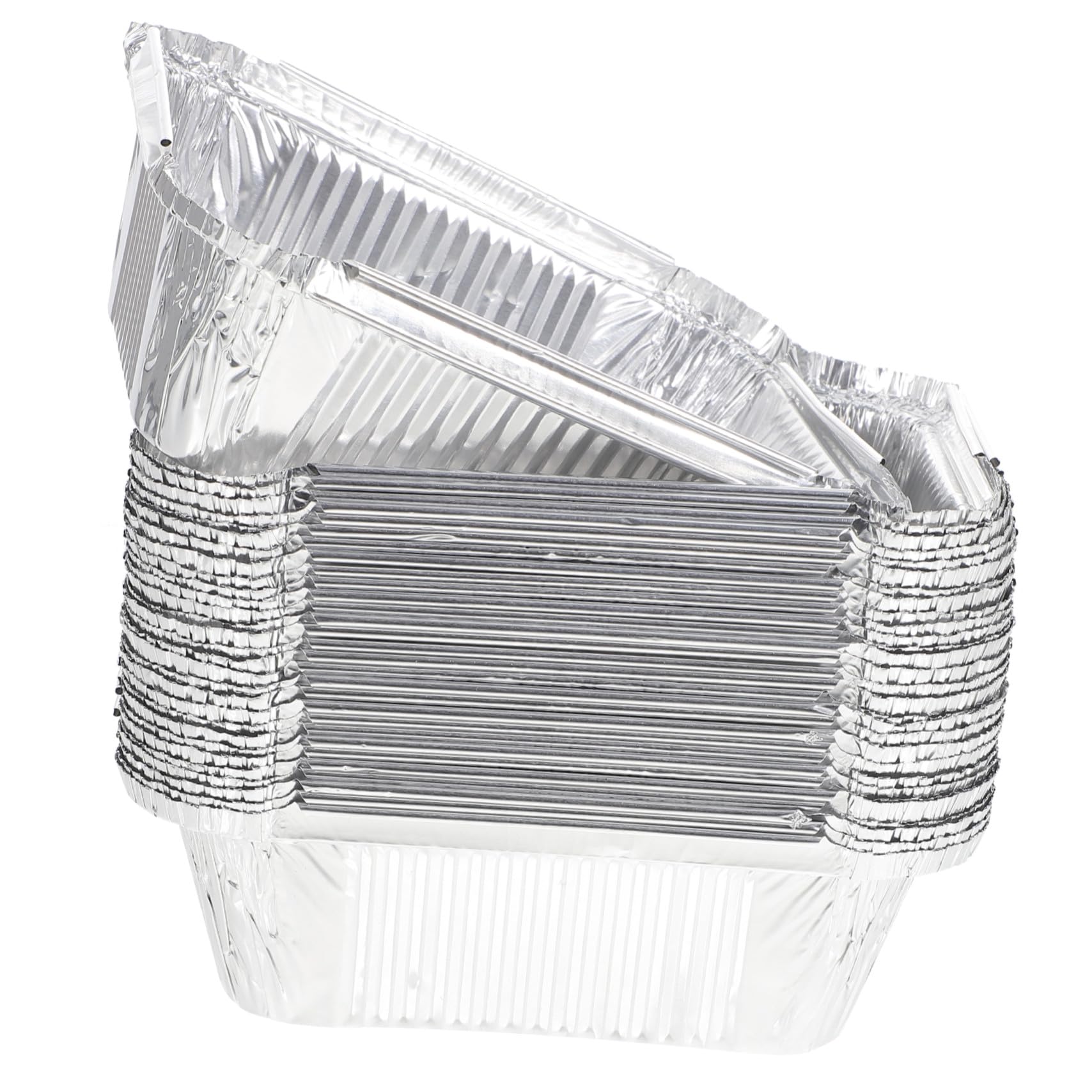 Bandejas de aluminio para barbacoa Toyvian resistentes y apilables que evitan deformaciones