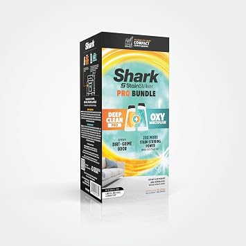 Shark Deep Clean Pro & OXY Formula Bundle for Tough Stains/Odor PXCMBUNDLE | For Shark StainStriker Portable Carpet, Upholstery & Rug Cleaners, Removes Tough Stains & Odors, 32oz OXY + 16oz Pro