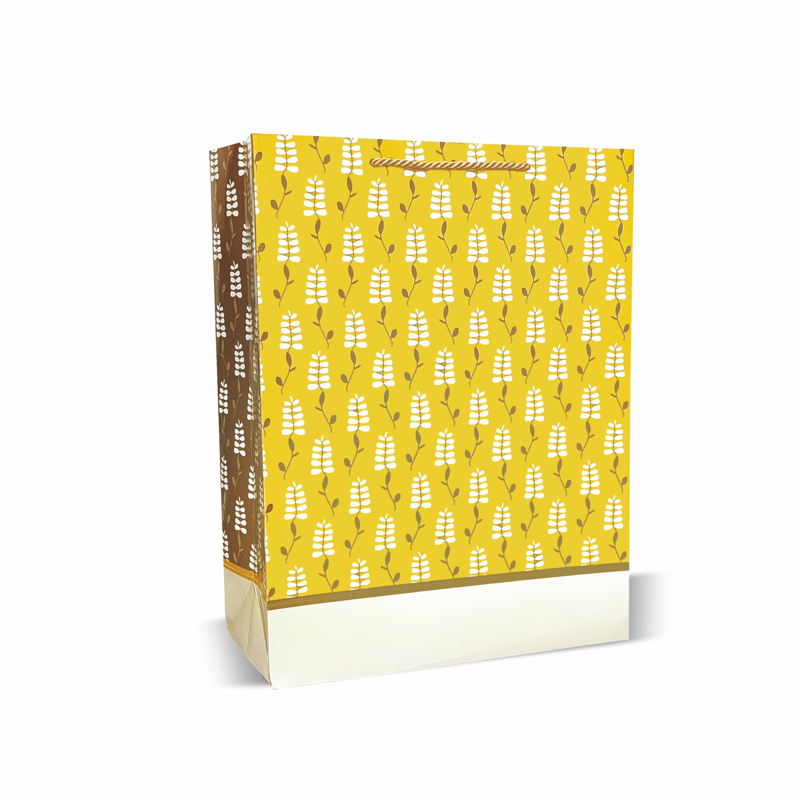 VESTTA -ELEGANCE REDEFINED Paper Gifts Bags Large 11.75 X 5 X 15" (Inches), Geometric Floral Design, Gloss Lamination, For Birthdays, Diwali, Christmas, Weddings With Gift Tags (5), 10 count,Yellow (B0CV82XYB4) Amazon Price History, Amazon Price Tracker