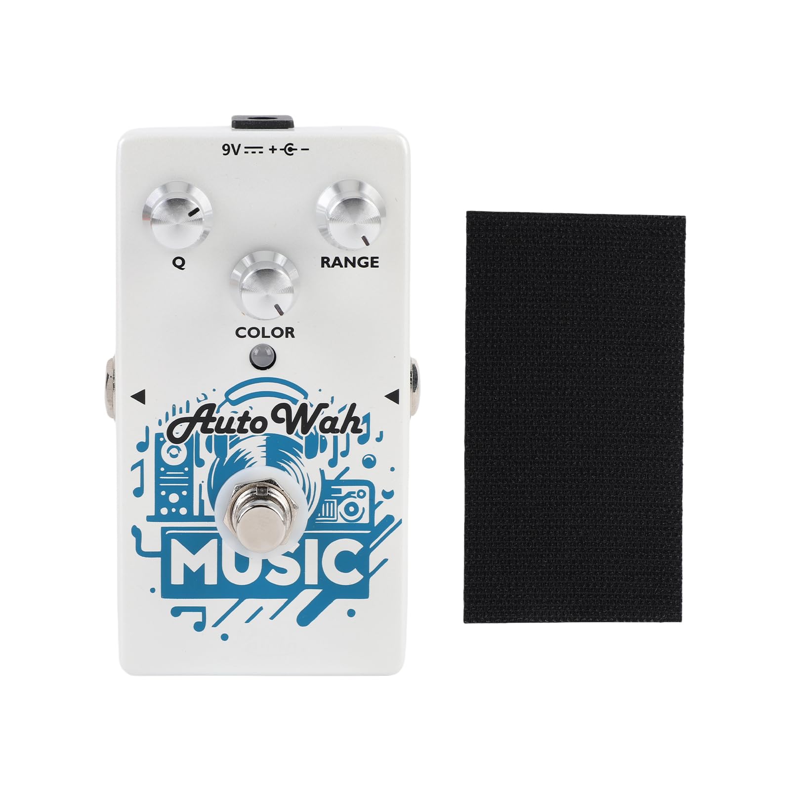 Pedal de Efectos de Guitarra, Pedal Wah Automático de Aleación de Zinc con Grabación en Bucle para Actuaciones en Escenario, Control de Tono Ajustable y Sonido Funky para Guitarristas y