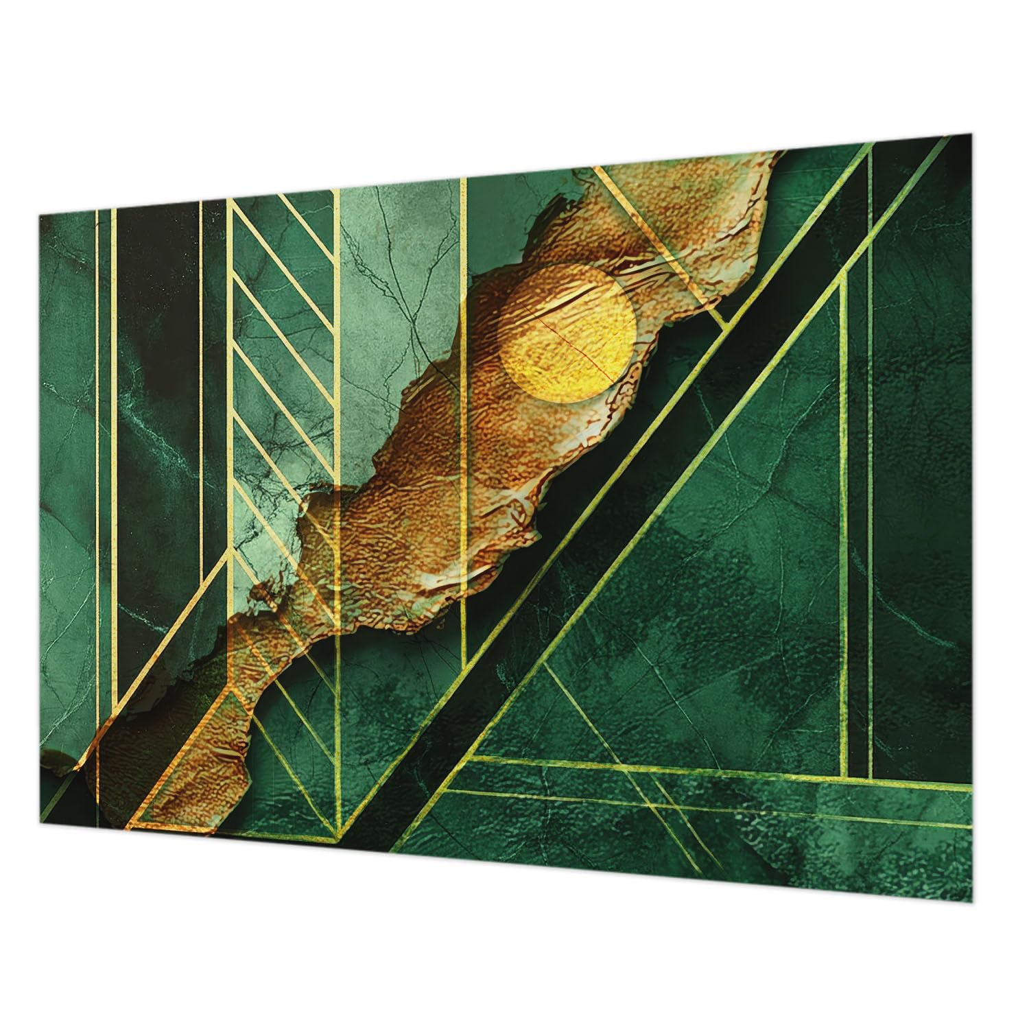 Papier peint intissé Tulup 208x146 cm au motif de tension géométrique avec colle incluse