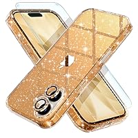 Vista 58 de Choiche, funda para iPhone 14 de mujer, brillante, protección de grado militar, 2 cubiertas de lentes de cámara Diamond, 2 protectores de vidrio