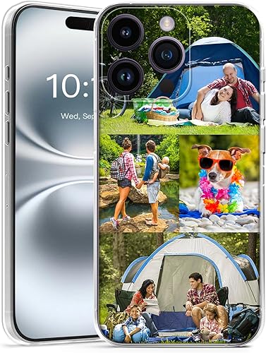 Funda de teléfono con foto personalizada, con iPhone 15 14 13 12 11 Pro Max Plus Mini XR XS X, diseño de imagen personalizada tu propia funda de