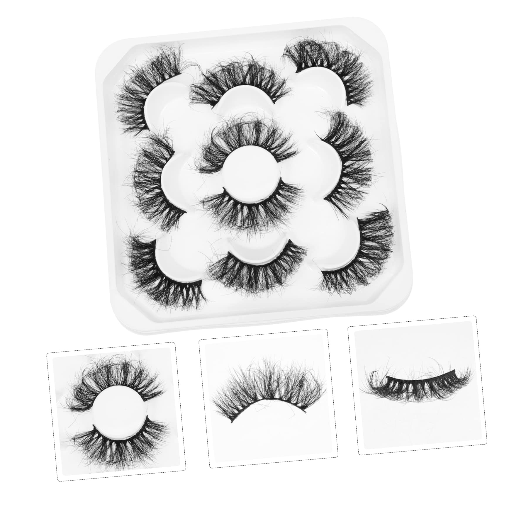Healeved 25paia Estensioni Lunghe Falsi Per Look Giornalieri e Facili Applicare Per e Ragazze