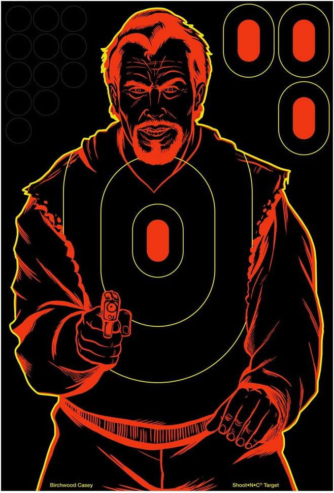 Birchwood Casey Shoot•N•C 12" x 18" Intruder Paper Shooting Target