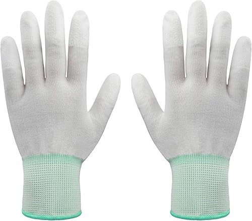 Miniatura 1 de JM-FUHAND Guantes de acolchado para costura de movimiento libre, guantes diseñados para acolchar, manualidades, costura (pequeño, 1 par)