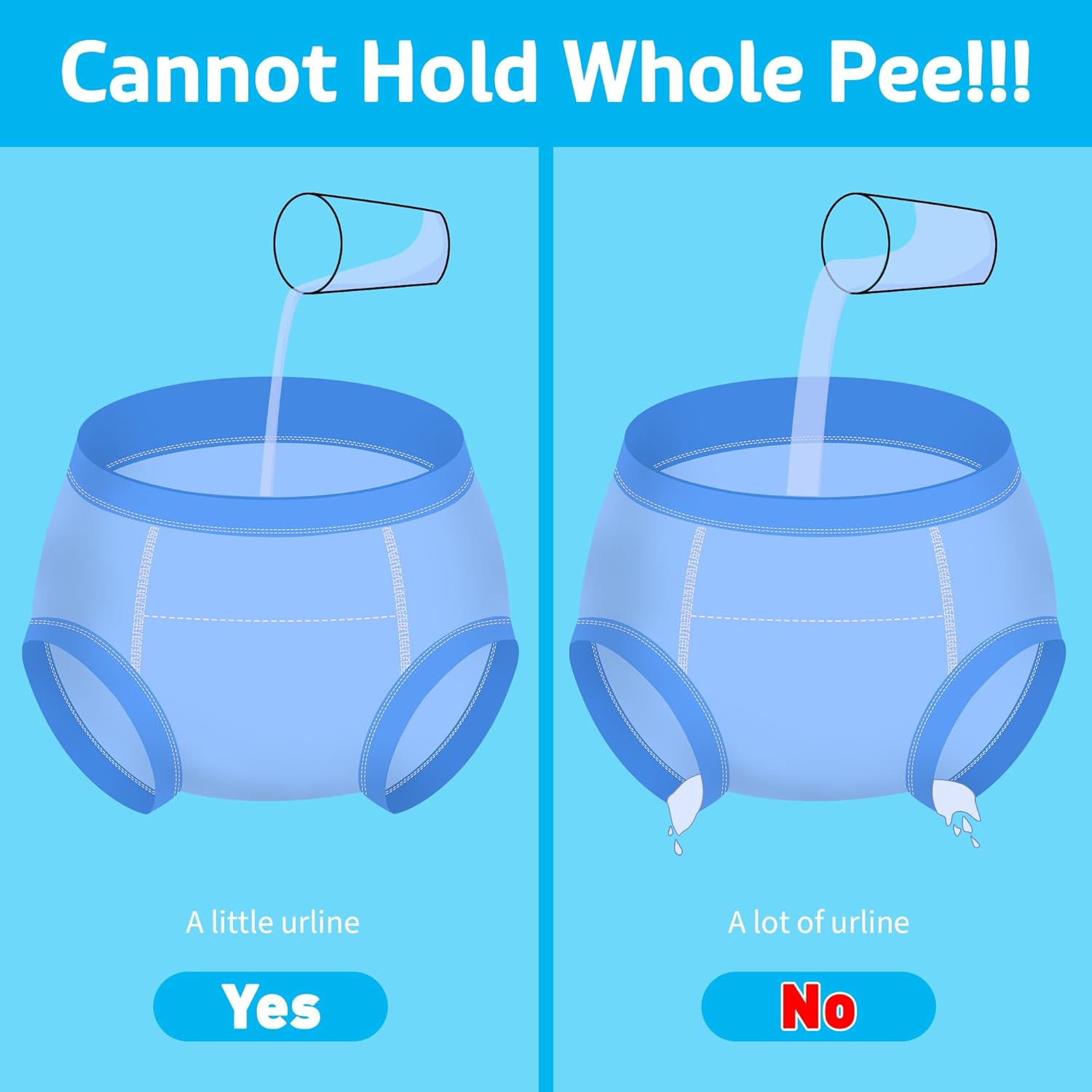 BIG ELEPHANT 6-Pack Potty Training Pants – 100% Cotton Absorbent Toddler Underwear for Boys and Girls (12M-10Y) - Image 4