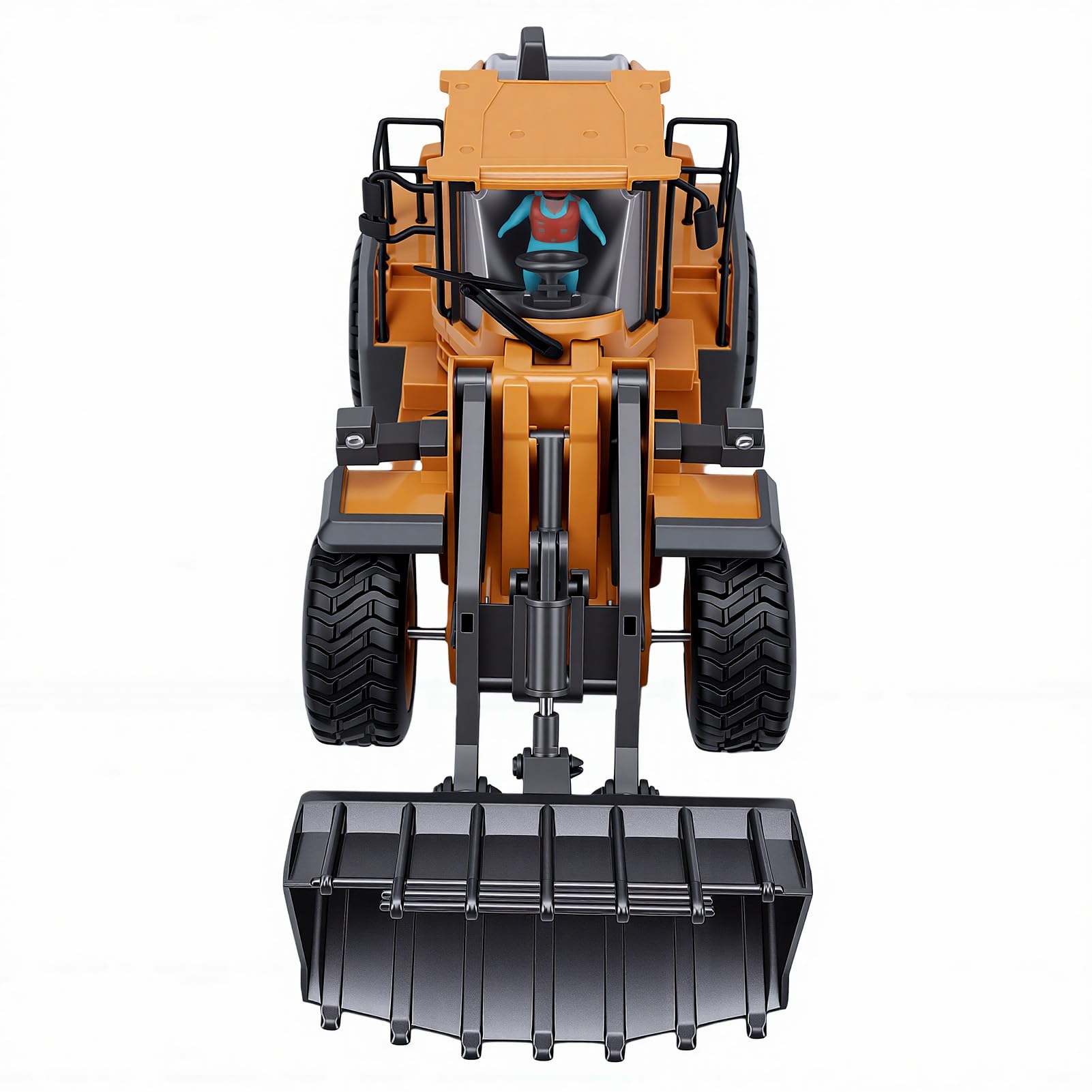Alomejor Véhicule de Construction RC, Bouteur Télécommandé 2.4GHz avec