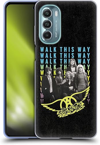 Head Case Designs Officially Licensed Aerosmith Walk This Way Classics Soft Gel Case Compatible with Motorola Moto G Stylus 5G (2022)