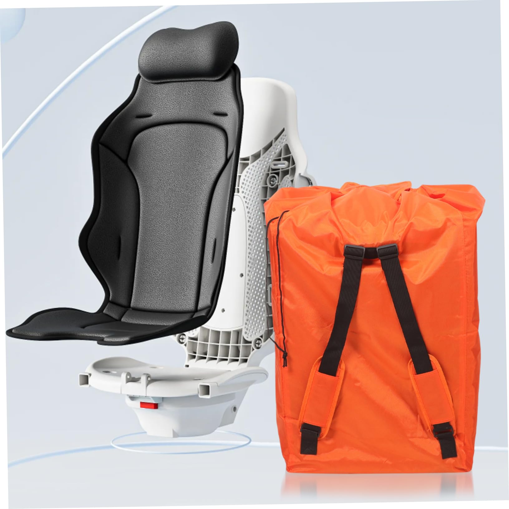 Sacca Porta Passeggino per Viaggio, Borsa per Seggiolino Auto Oxford, Compatta e Pieghevole, Grande capacità, Facile da Pulire