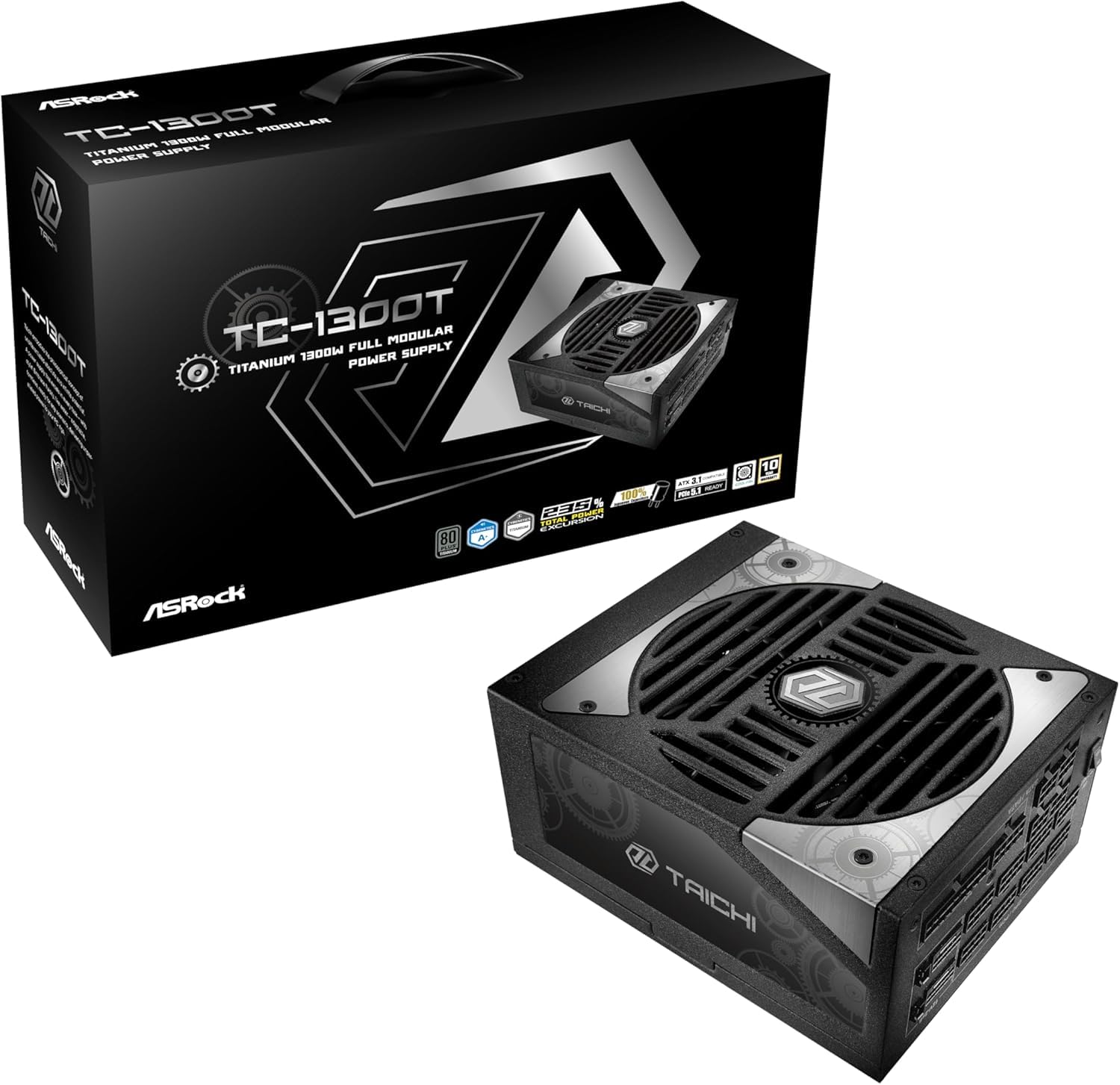 【ジャンク】ASRock Taichi PC電源ユニットTC-1300T Amazon | ASRock Taichi 次世代GPU対応 PC電源ユニット 1300W PCIe5.1