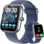 Smart Watch for Men Women with Bluetooth Call,Alexa Built-in Smartwatch,1.83"DIY Dial Fitness Watch with Sleep Heart Rate SpO2 Monitor,100+ Sport Mode,IP68 Waterproof Watch Compatible with Android iOS