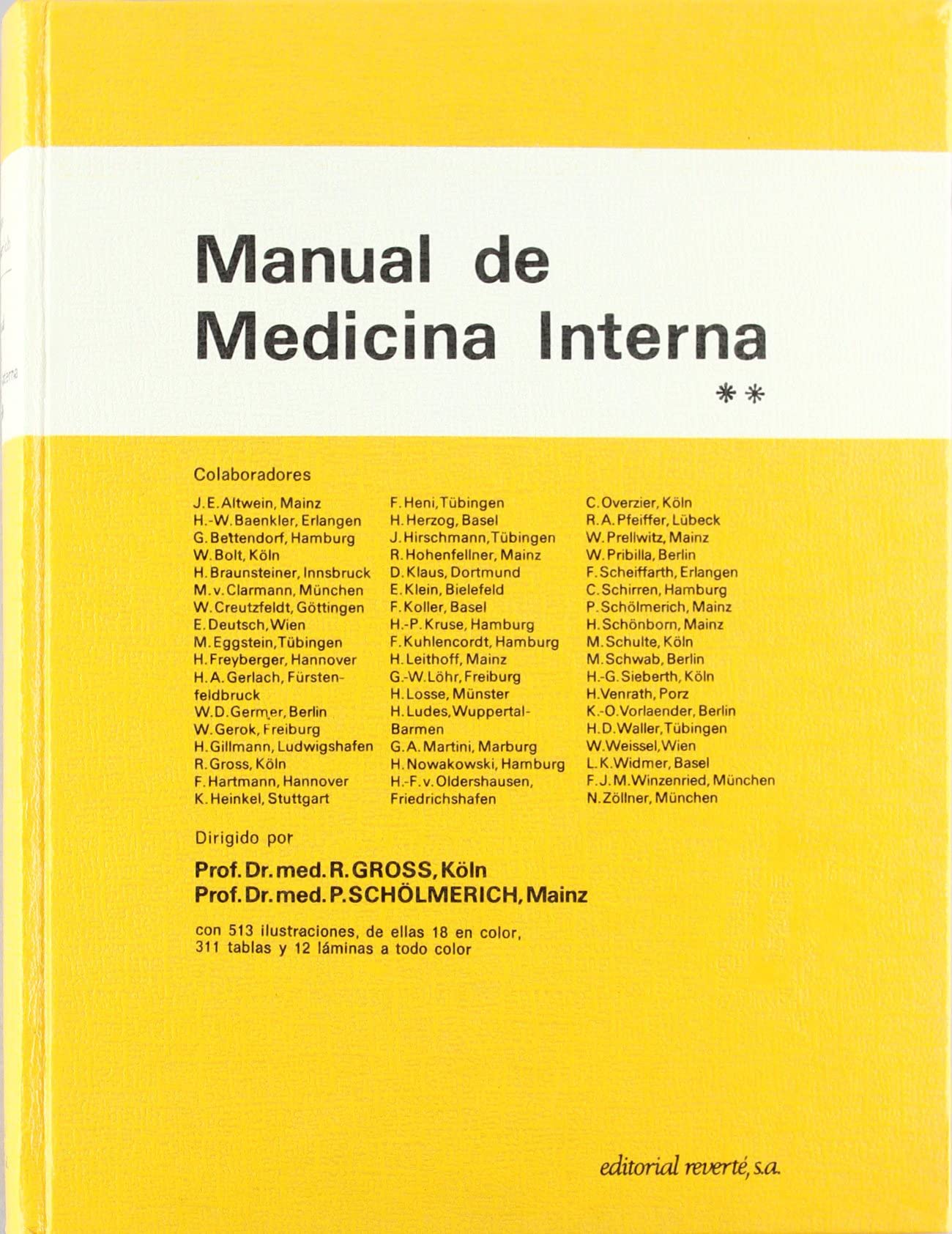 Manual de medicina interna. Volumen 2 (Vol.1) (SIN COLECCION)