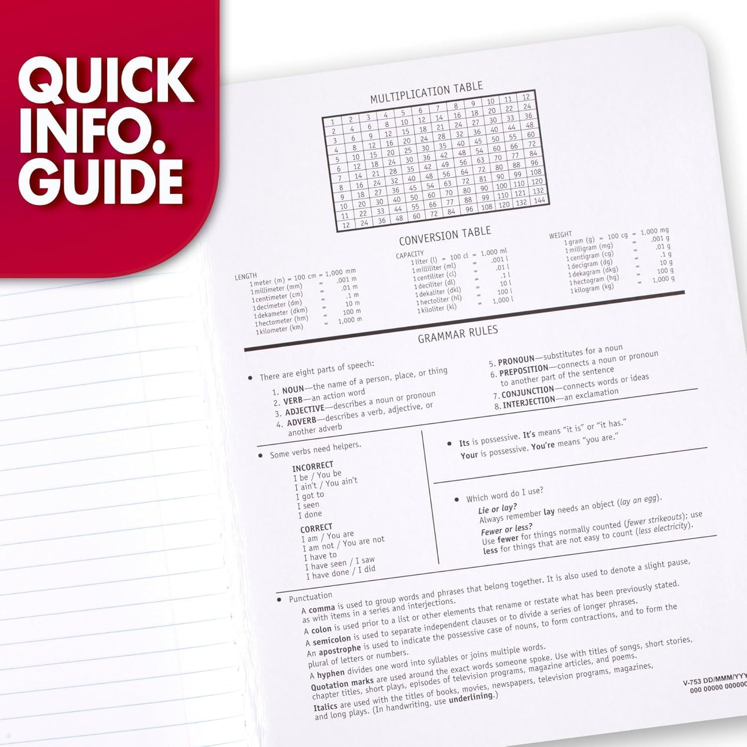 Mead Composition Notebook, Wide Ruled Paper, 7-1/2" x 9-3/4", 100 Sheets, Black Marble (09910) (Pack of 12)