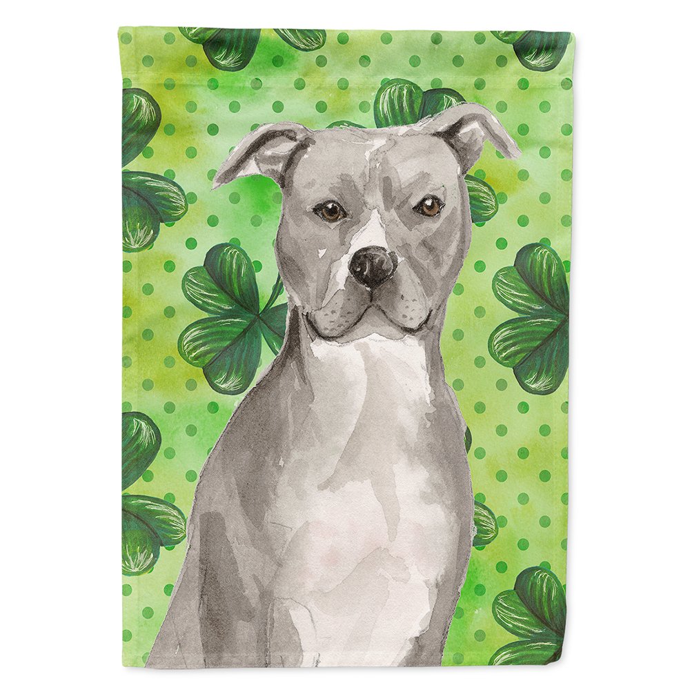 Staffordshire Bull Terrier drapeau St. Patrick's Flag grand format pour jardin et façade