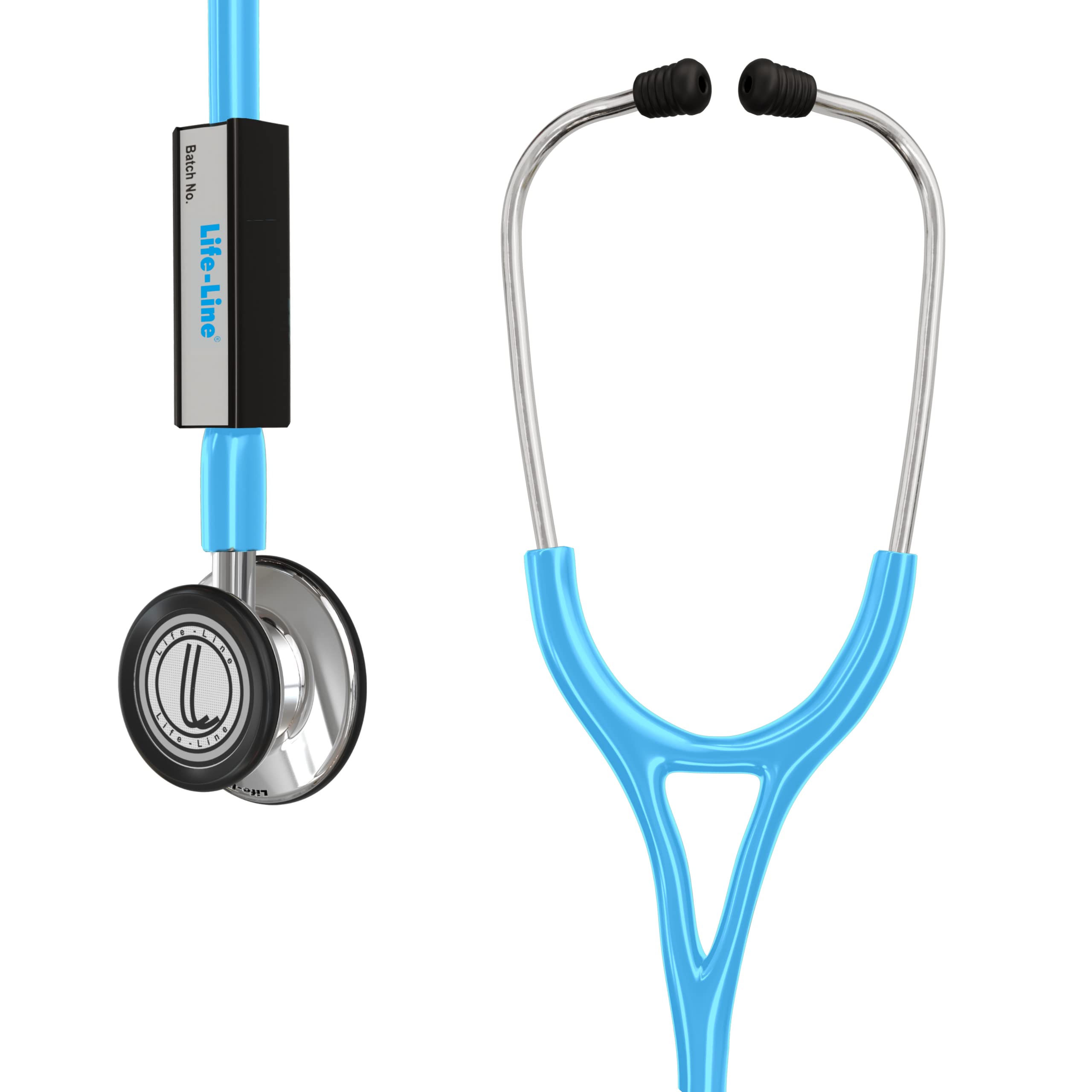 LIFE LINE L1 Steel Stethoscope (Light Blue) | Dual Side Diaphragm Chest Piece for Adult and Paediatric | 2-way Tube | Suitable for Doctors (B089RCQPD9) Amazon Price History, Amazon Price Tracker
