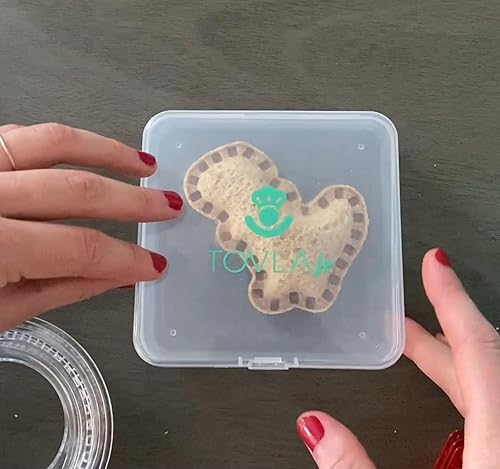 Miniatura 7 de Tovla Jr - Cortadores de sándwich para niños, juego de 4 formas divertidas con soporte para sándwiches y tarjetas de recetas, sin BPA y seguros para