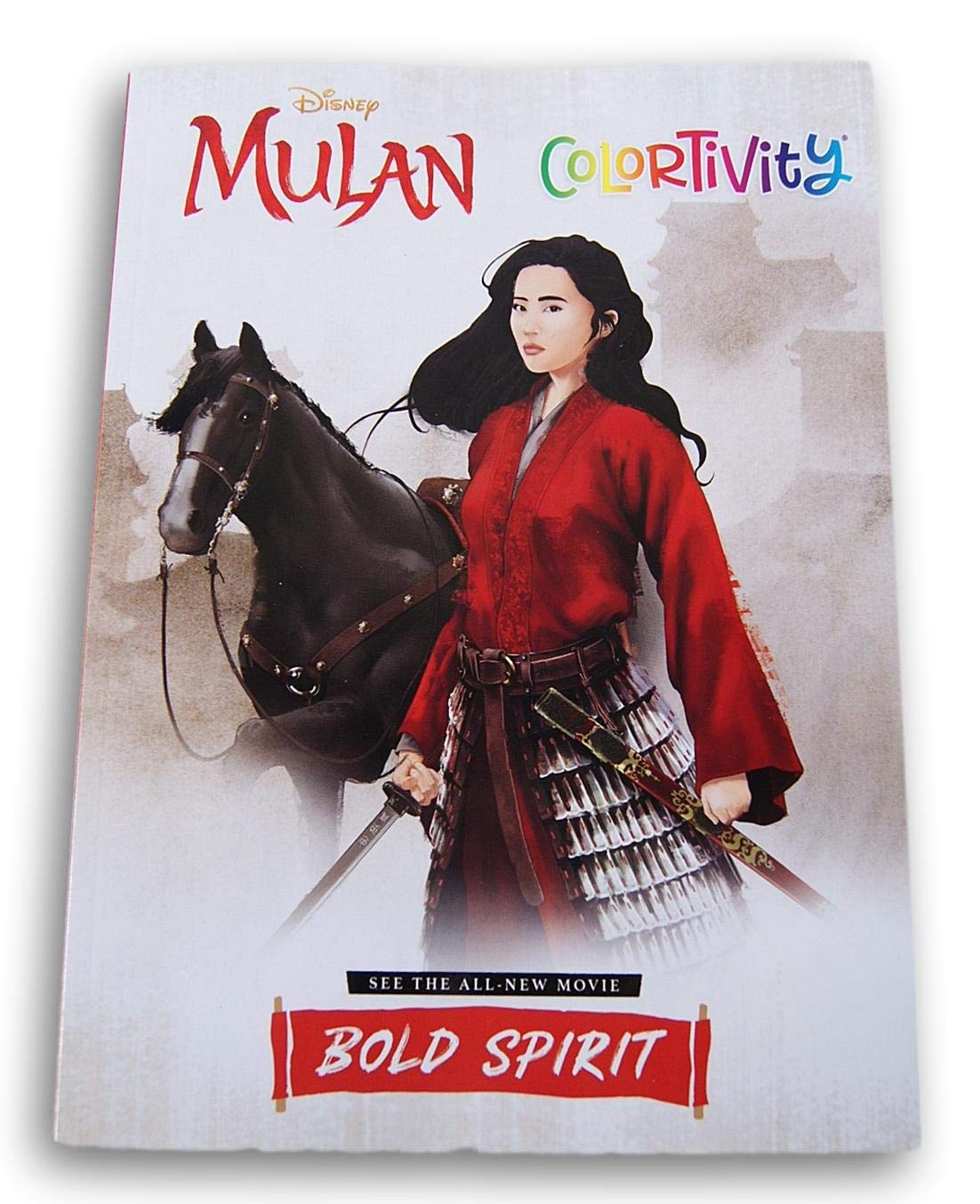 Mulan Coloring Activity Book with Realistic Pictures, Puzzles, Mazes, Sketching -64 Pages