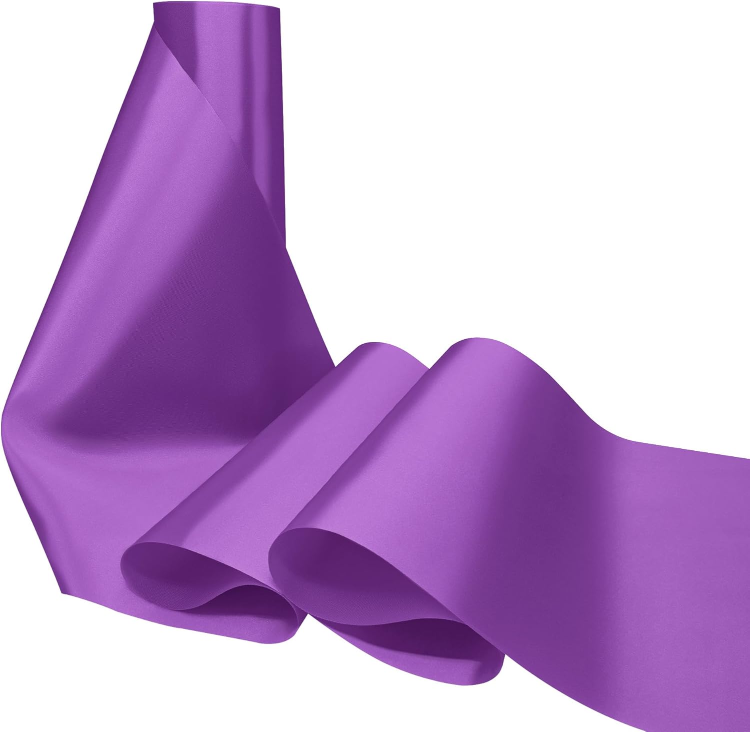 White Satin Ribbon 12 Inches x 25Yards Wide Solid Fabric Large Silk Ribbon for Cutting Ceremony Kit Grand Opening Car Bows Sewing Craft Party Decoration