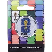 Official FIFA World Cup 2026 Lapel Pin Blue Trophy Logo