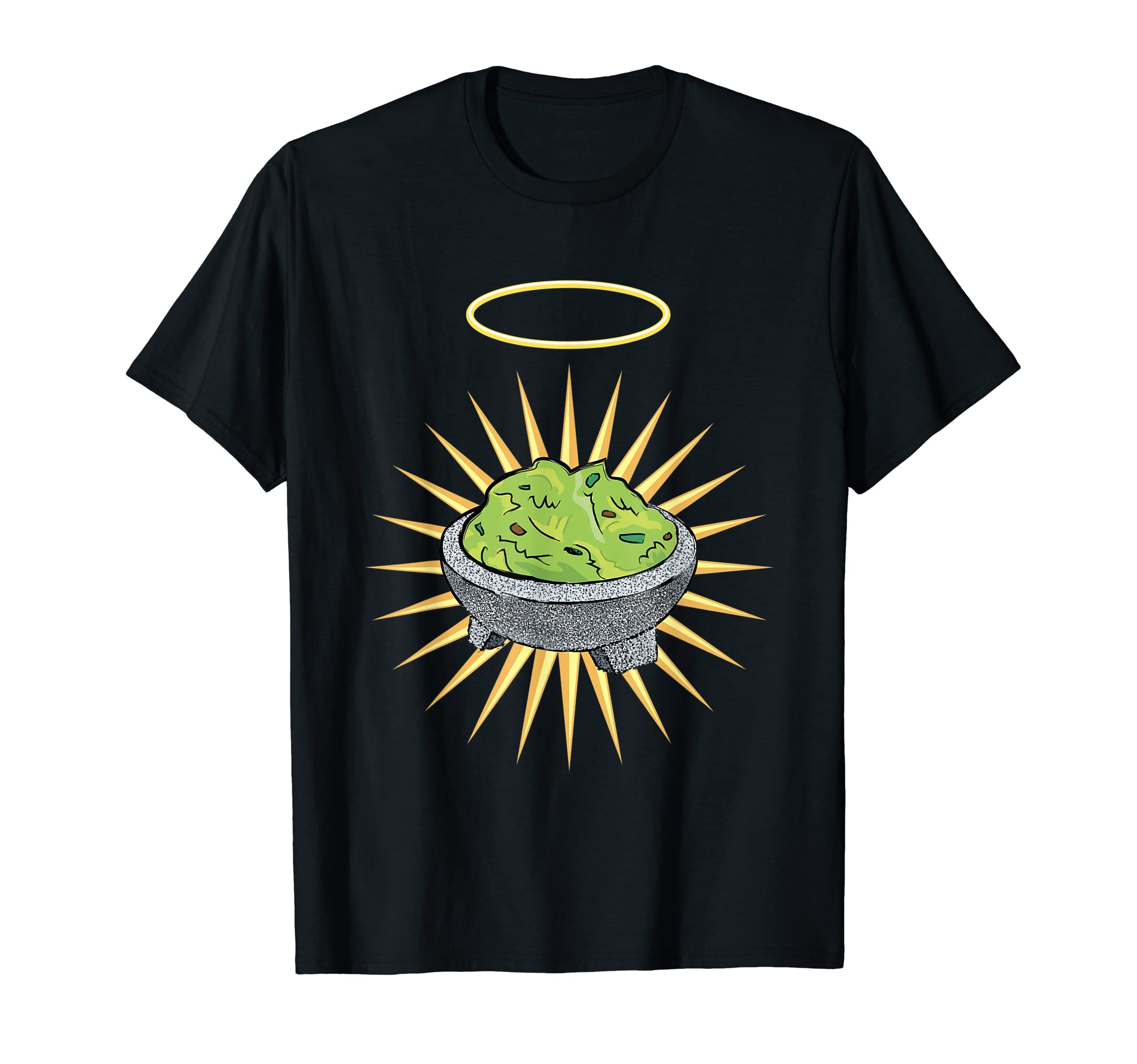 Jaybeez Funny Food Tee CoHoly Guacamole Guac Avocado Lover Funny Mexican Food T-ShirtOEKO-TEX STANDARD 100