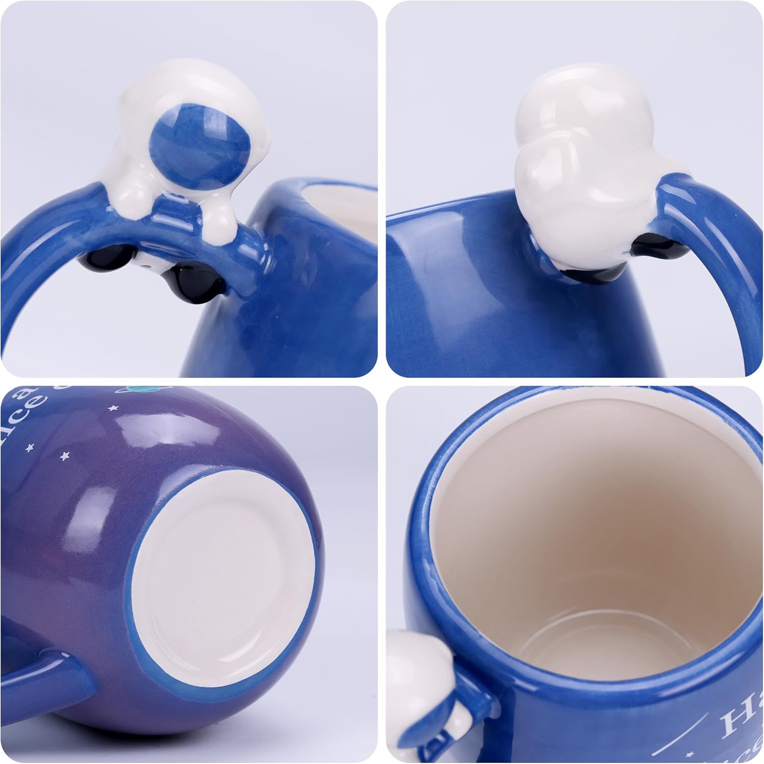 Lavezee Coffee Mug with Handle 16 Ounce, Have a Nice Day Ceramic Coffee Mug for Women and Men Mugs Gift for Wedding Birthday Thanksgiving Mother's Day Christmas, Blue - Image 4