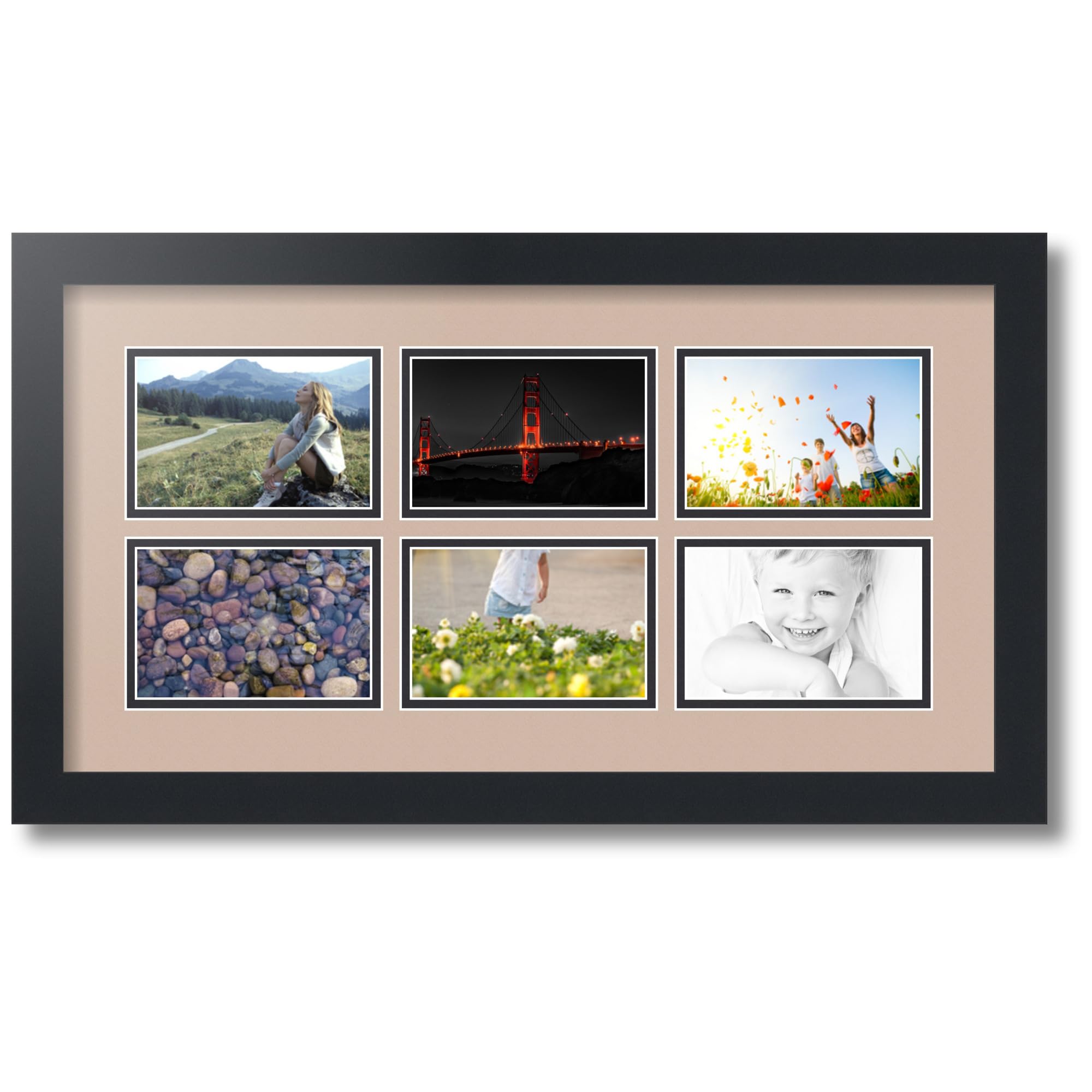 Amazon.co.jp: ArtToFrames アルファベット写真画像フレーム 3.5x5