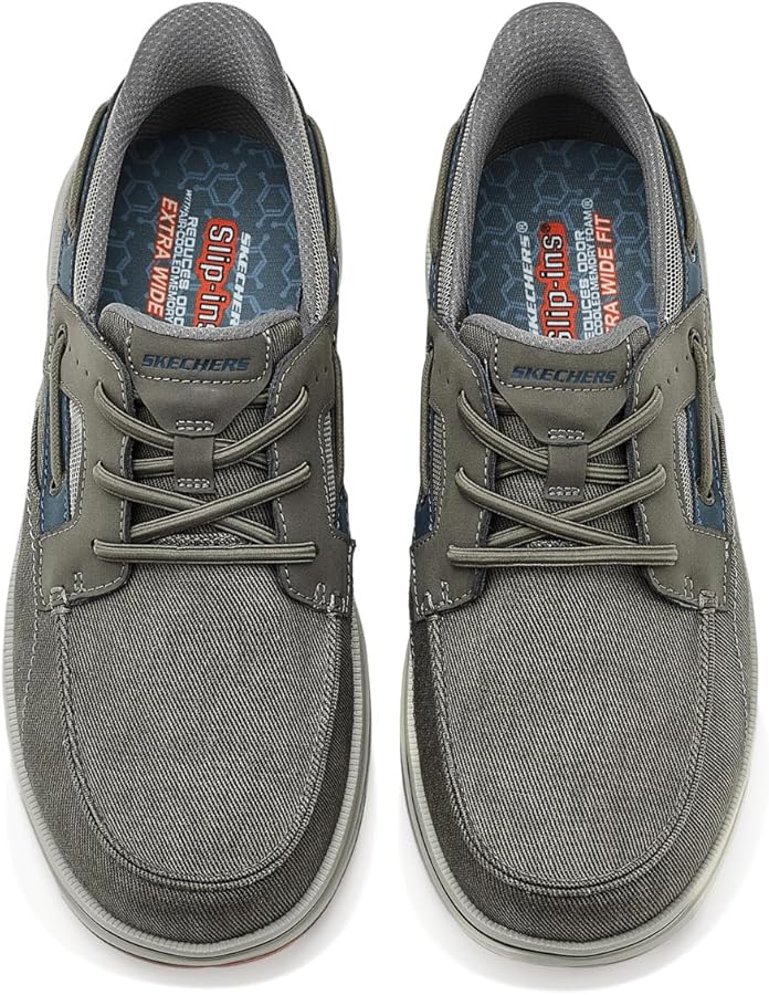 Amazon.com | Skechers Slip-ins Relaxed Fit: Troutt - Davey Mens