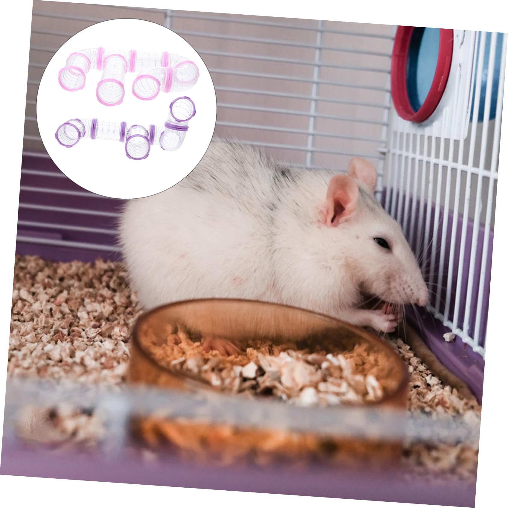 Selbstgemacht Hamstertunnel 16 Stück Kunststoff zum Stecken