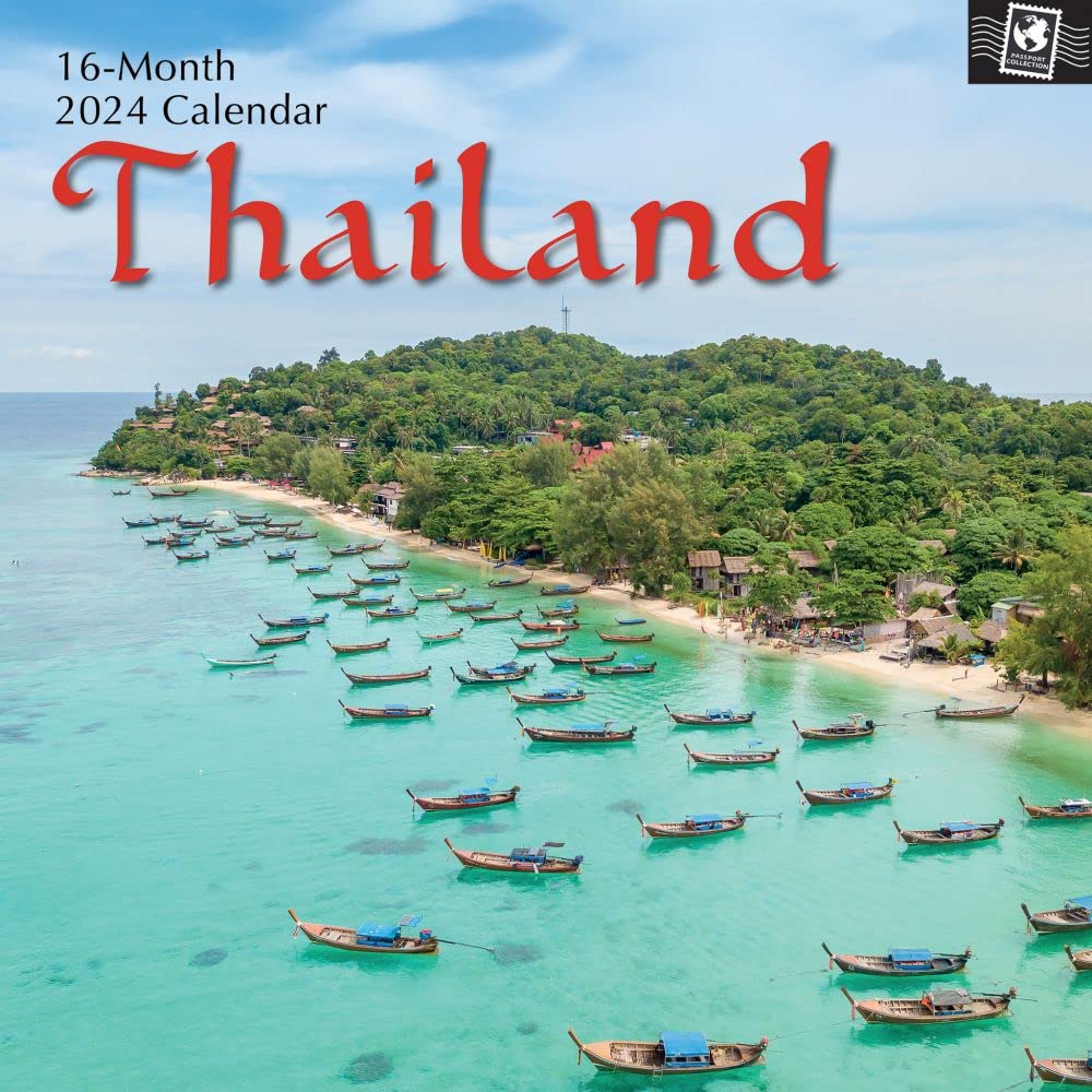 Amazon.com: The Gifted Stationery Co Ltd, Thailand 2024 Wall Calendar :  Office Products