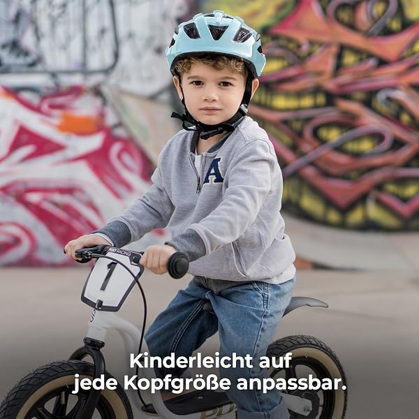 PUKY Helmet | Kinder Fahrradhelm S: 48-55 cm/M: 54-58cm | Leichtgewicht 220g | Maximaler Schutz & Belüftung | 360° Sichtbarkeit durch Licht-Modul | Kinderhelm für Sicherheit und Komfort | Helm Kinder - 4