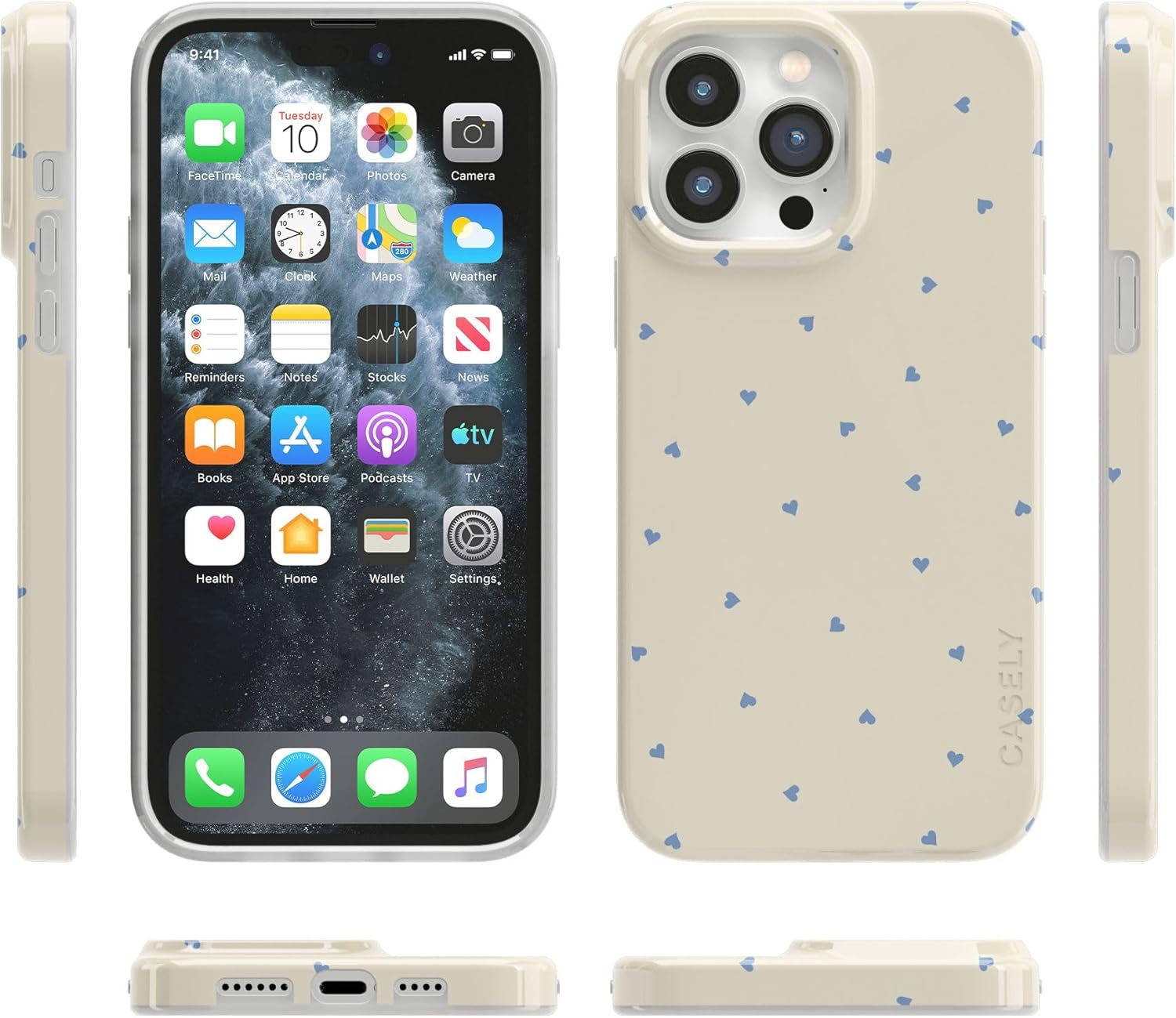 Casely iPhone 14 Pro Max Case | I'm Yours | Tiny Hearts | Compatible with MagSafe | Classic Ultra Thin Design
