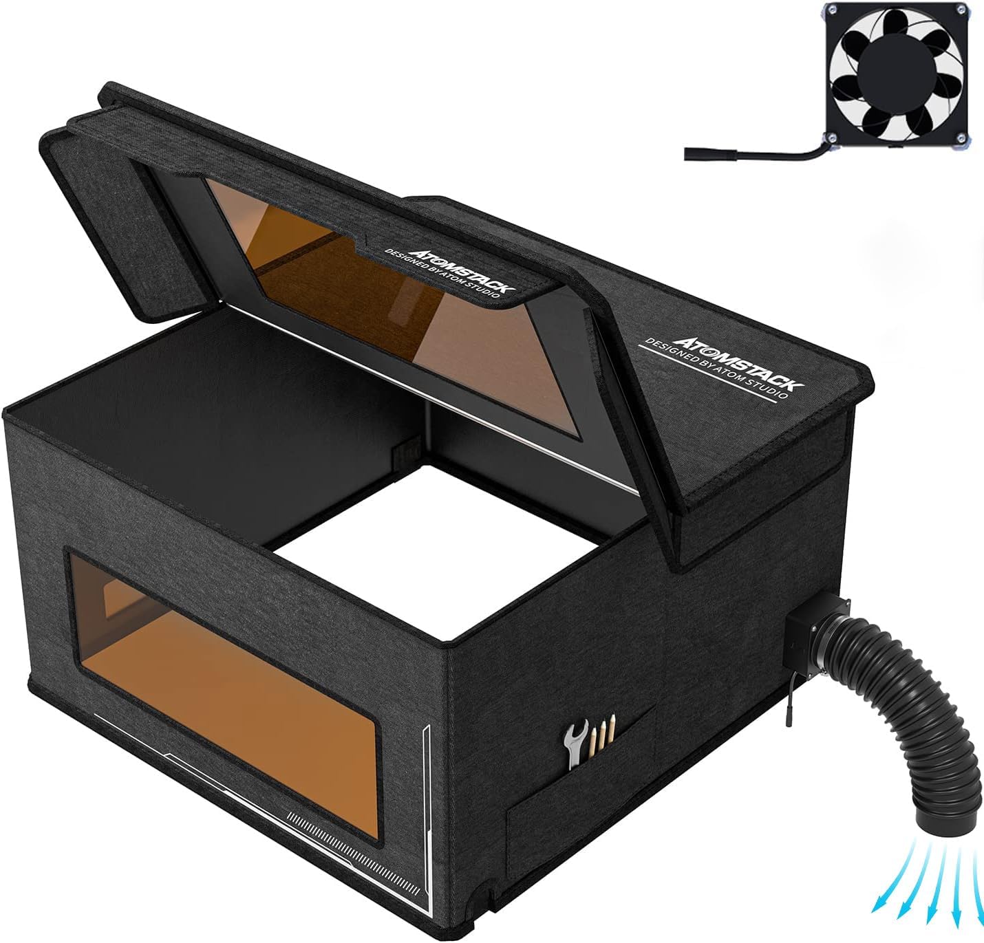 ATOMSTACK FB2 Enclosure for Laser Engraving Machine, 760 x 740 x 420 mm