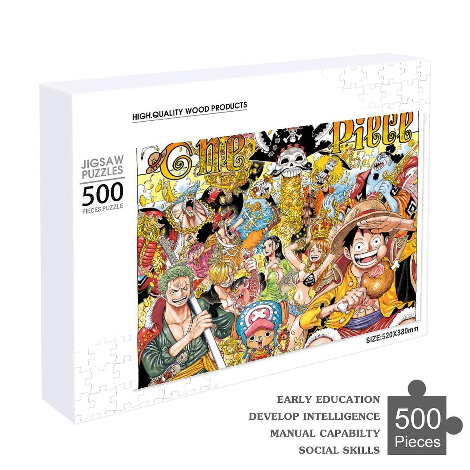 Amazon.co.jp: ワンピースジグソーパズル 300/500/1000ピース 木製