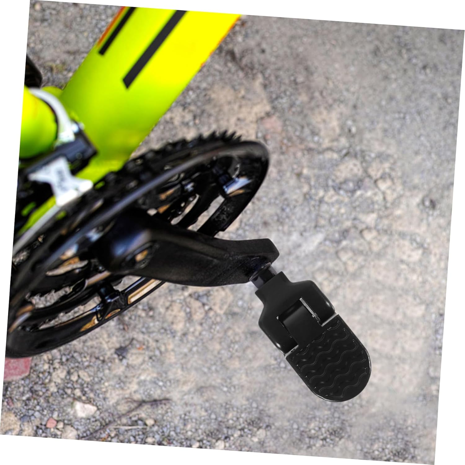 E-Bike Pedal Accessories Rear Seat Pedal for Bike Sturdy Aluminum Footrest Foldable for Easy Storage Random