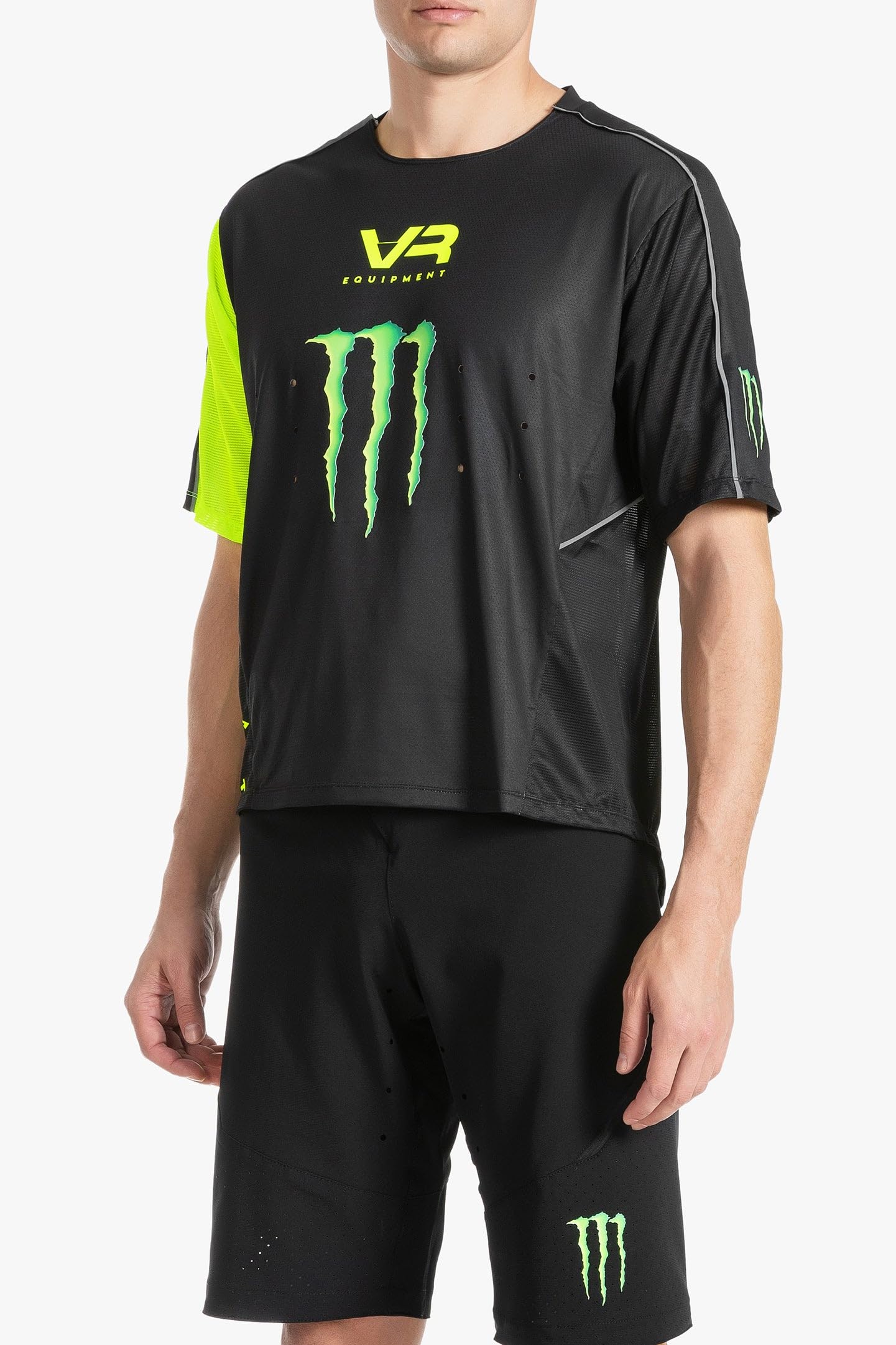 Valentino Rossi Performance Monster Energy T-Shirt Uomo (Pacco da 1)