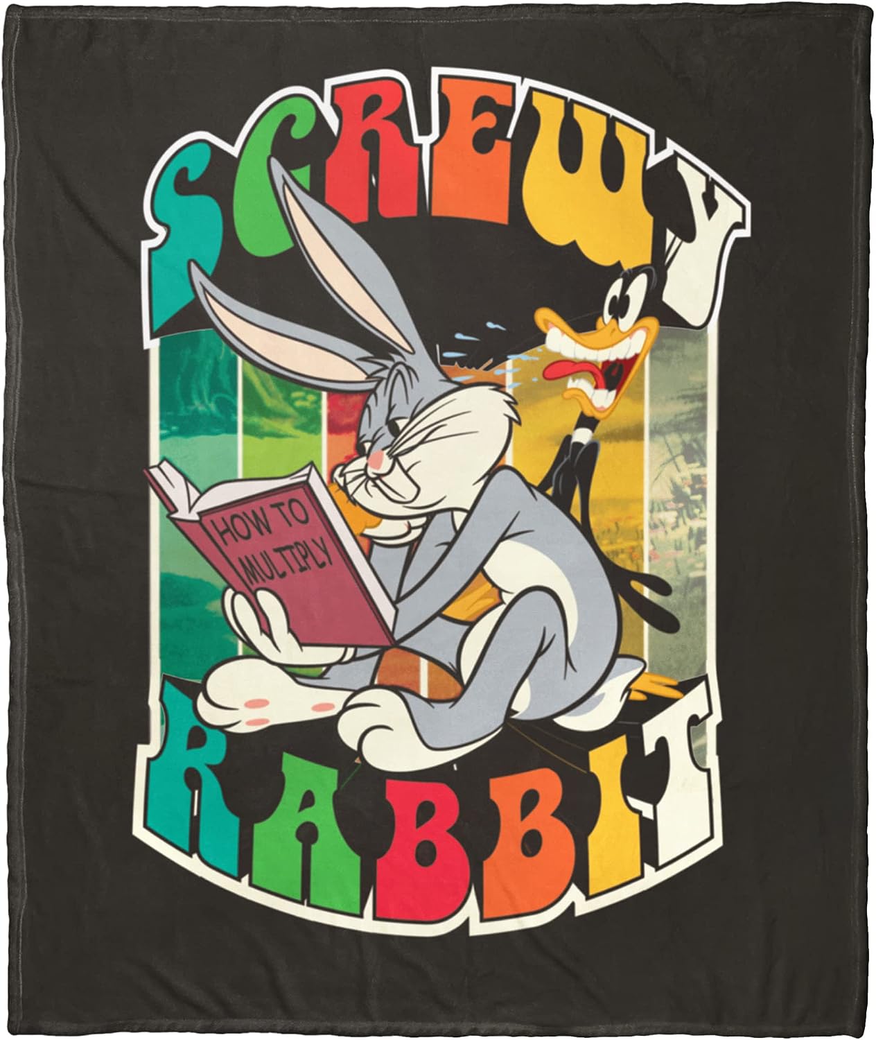 Northwest Looney Tunes Silk Touch Throw Blanket, 50" x 60", Screwy Rabbit